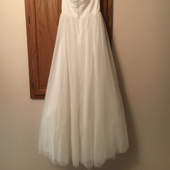 2018 Blondie Nites White Embroidered Prom Dress - Picture 5 of 5